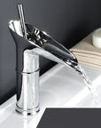 Antique Waterfall Bathroom Sink Faucet