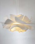 Modern Design Pendant Light Flower White Metal