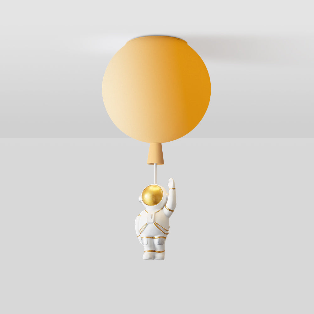 Modern Moon/Astronaut LED Acrylic Ceiling Lamp