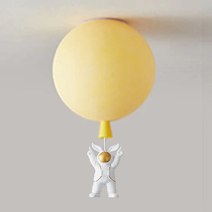 Modern Moon/Astronaut LED Acrylic Ceiling Lamp