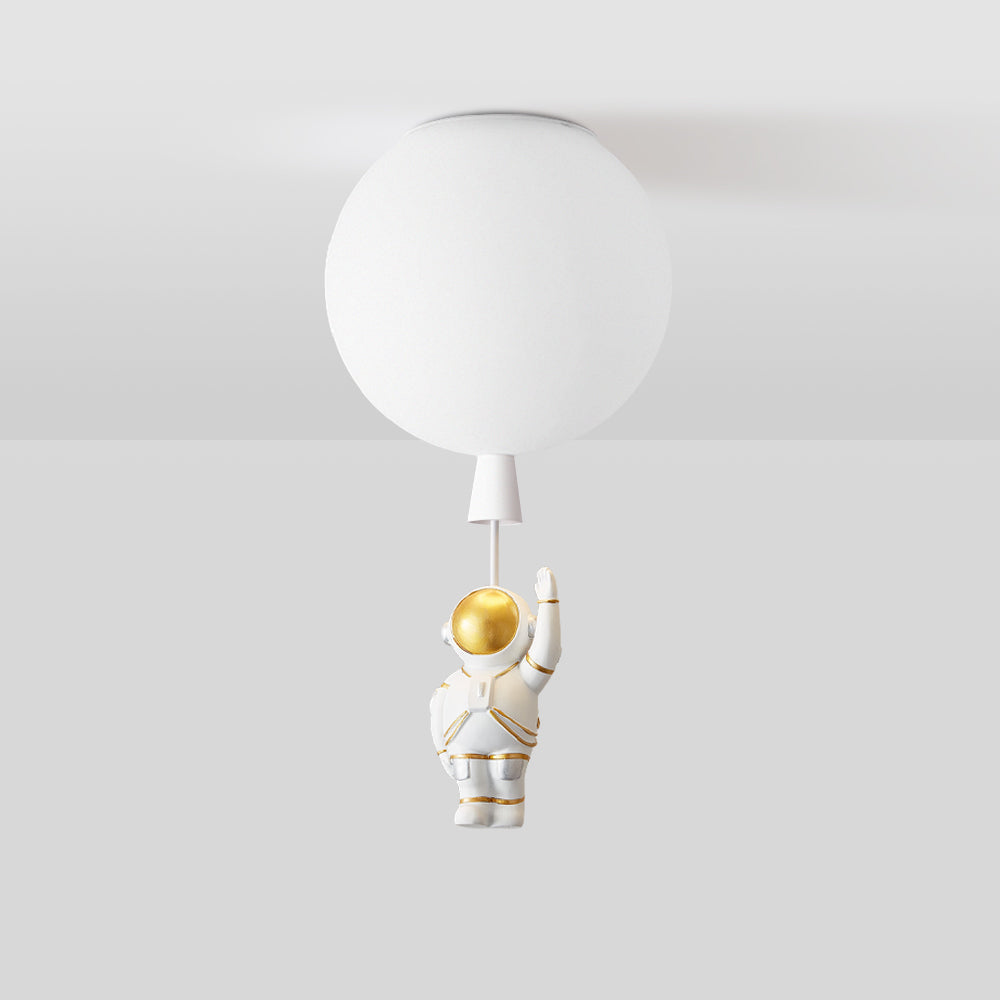 Modern Moon/Astronaut LED Acrylic Ceiling Lamp