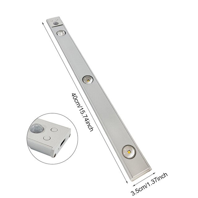 Wireless Smart LED fixture with motion sensor