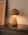 Wooden Mushroom LED Night Light with Touch Switch