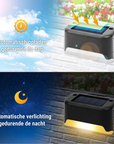 Wireless solar-powered LED wall lights