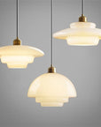 Ivory Glass Pendant Lamp