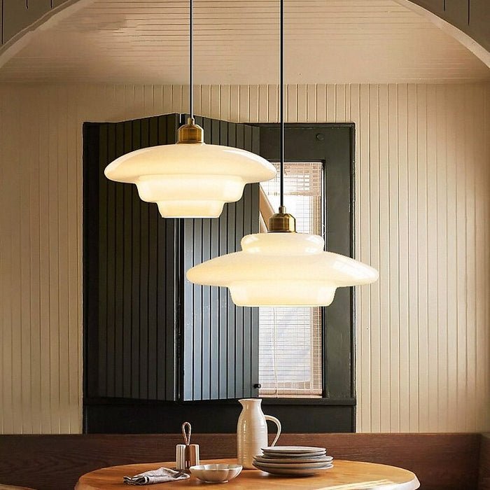 White Glass Pendant Lamp