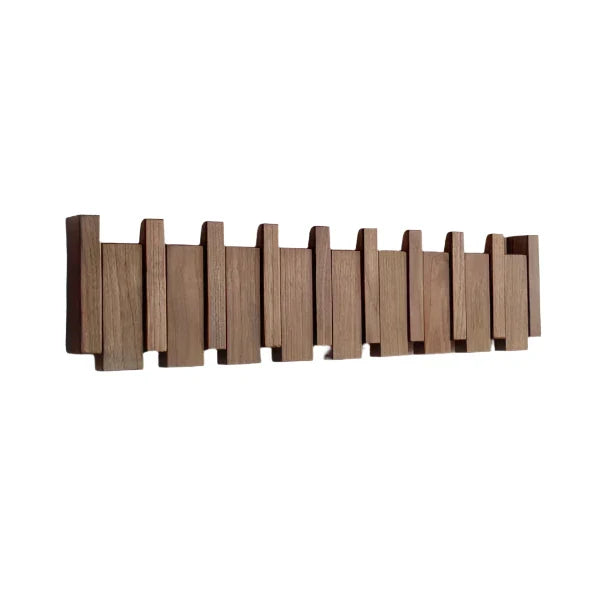 Wooden piano coat rack