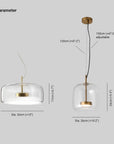 Scandinavian Retro LED Ceiling Lamp