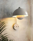 Mushroom wall lamp