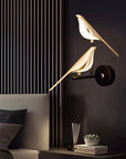 Scandinavian LED bird wall lamp