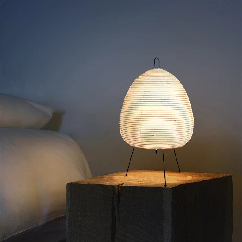 Japanese lamp made of rice paper