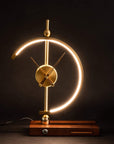 Luxurious lamp clock with charger