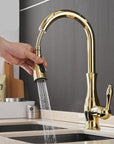 Pull-out kitchen faucet