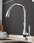 Pull-out kitchen faucet