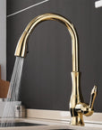 Pull-out kitchen faucet