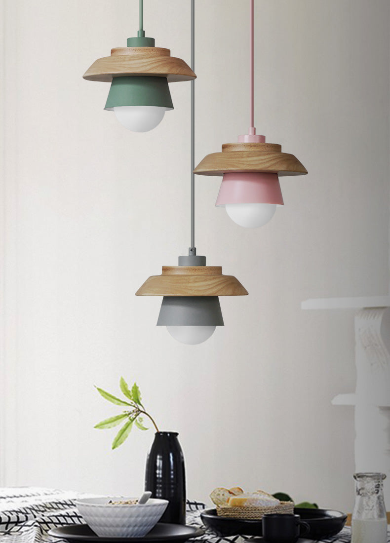 Modern Wooden pendant lamp