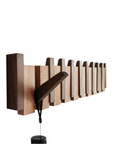 Wooden piano coat rack