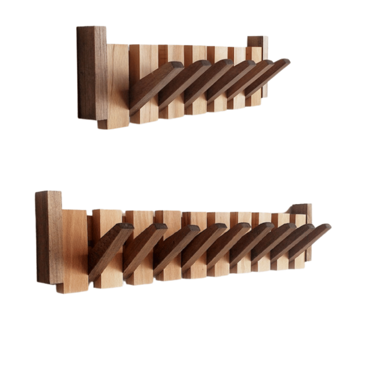 Wooden piano coat rack