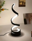 Spiral-shaped Dimmable LED Table Lamp