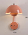 Mushroom wall lamp