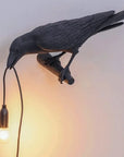 LED Crow wall lamp