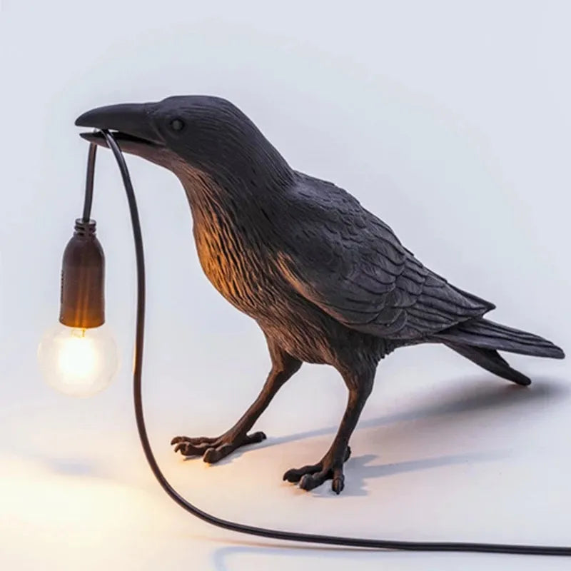 LED Crow wall lamp