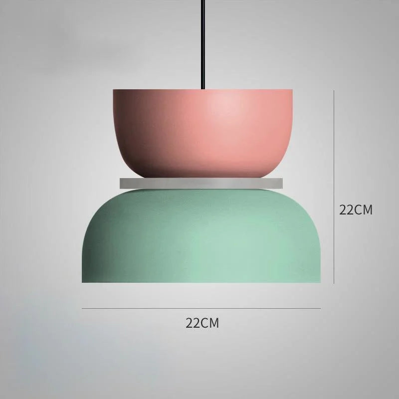 Modern Ceiling Lamp in Scandinavian Macaron Style