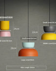 Modern Ceiling Lamp in Scandinavian Macaron Style