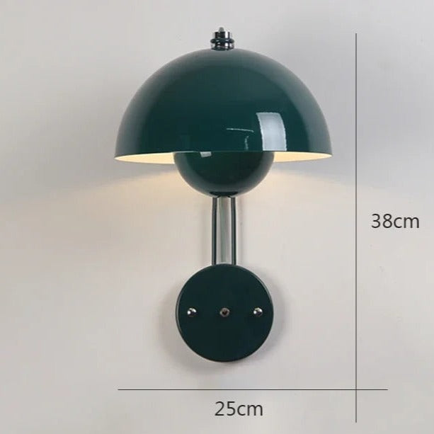 Mushroom wall lamp